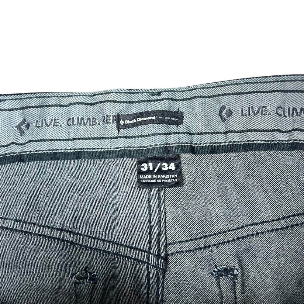 Black Diamond NEW Men’s Mission Wool Denim Pants 31/34 - Picture 5 of 7